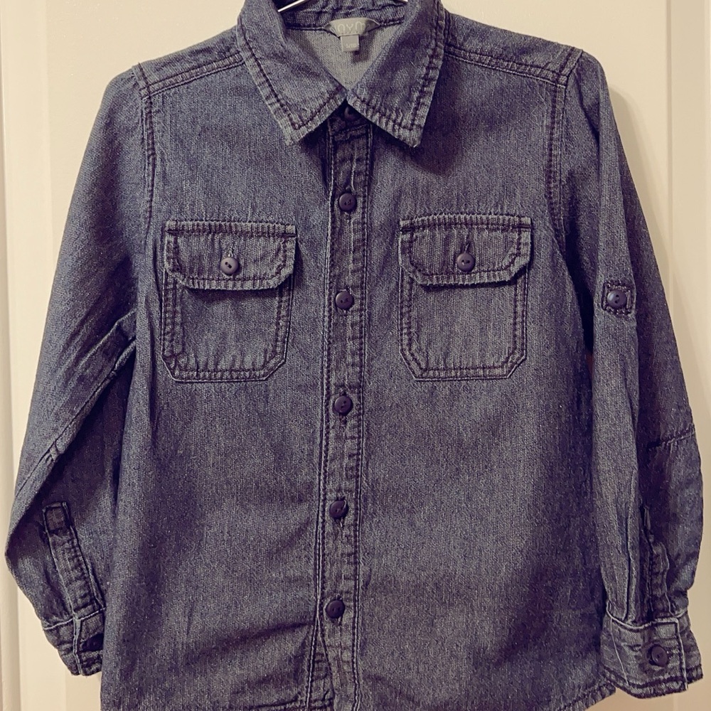 Brand new without tag Minymo kids size 5 Jean shirt